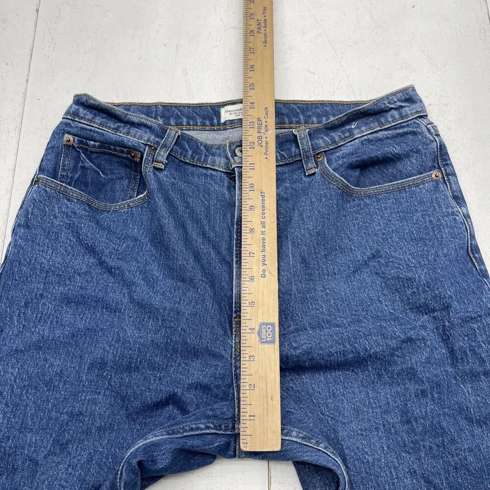 Abercrombie & Fitch Jeans Womens 12 90s Relaxed High Rise Straight Leg Denim - Picture 5 of 7